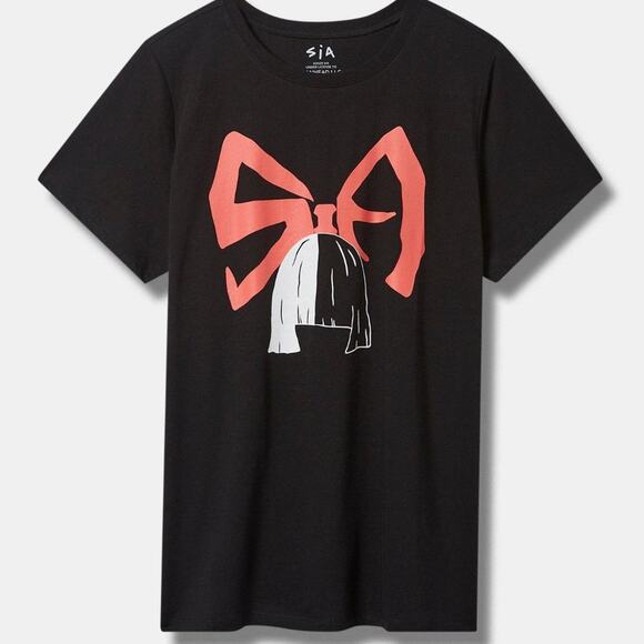 Torrid Sia Classic Fit Crew Neck Tee, NWT, 2X - Picture 1 of 6